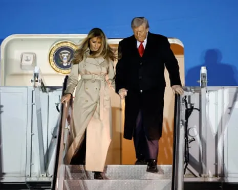 President Trump Preparing to Meet the King as Protesters Convene in the UK